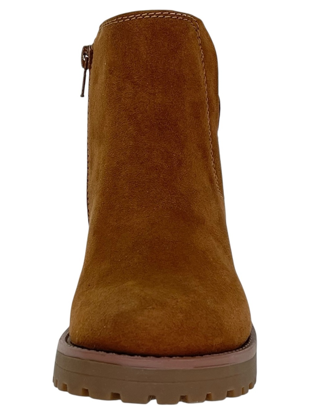 Sun + Stone Kandy Brown Microsuede Womens Ankle Boots Size 5M - Picture 6 of 12